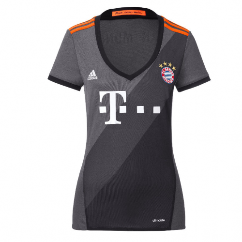 2016-17 Bayern Munich Women's Away Soccer Jersey